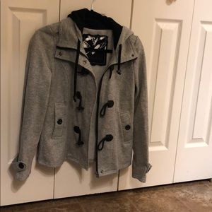 ❄️ Grey and White Overcoat